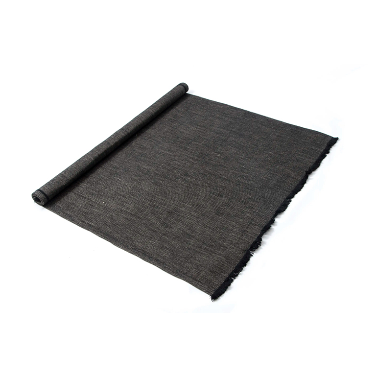 Linen Rug (Black)