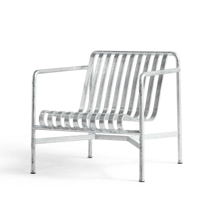 PALISSADE LOUNGE CHAIR LOW HOT GALVANISED