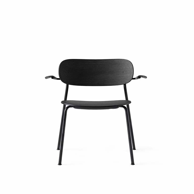Co Dining Chair, with armrest, Black