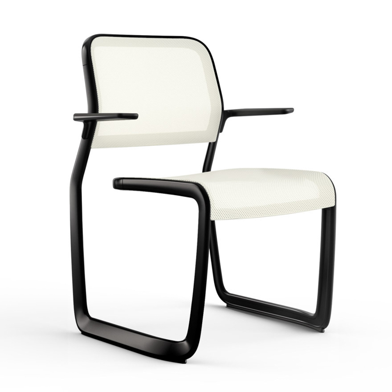 Newson Aluminum Chair with Arms